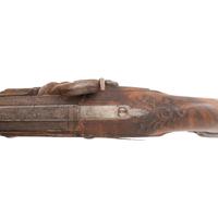 A Pair of Silver Mounted French Percussion Pistols
