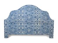 An Arched Upholstered Headboard — 20TH CENTURY
