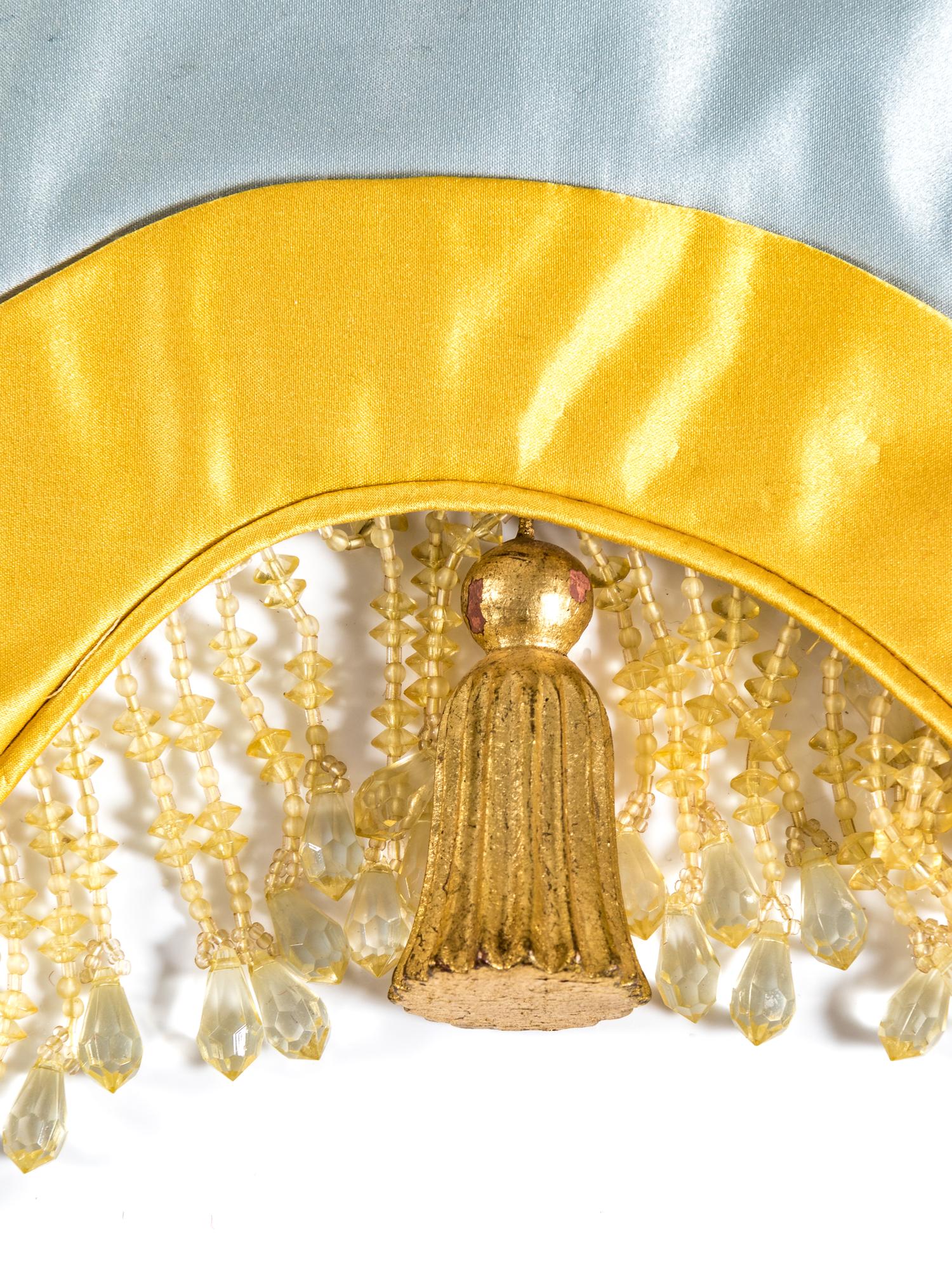 Two Sets of Silk Window Drapes and Valances by Jonas New York