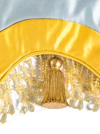 Two Sets of Silk Window Drapes and Valances by Jonas New York