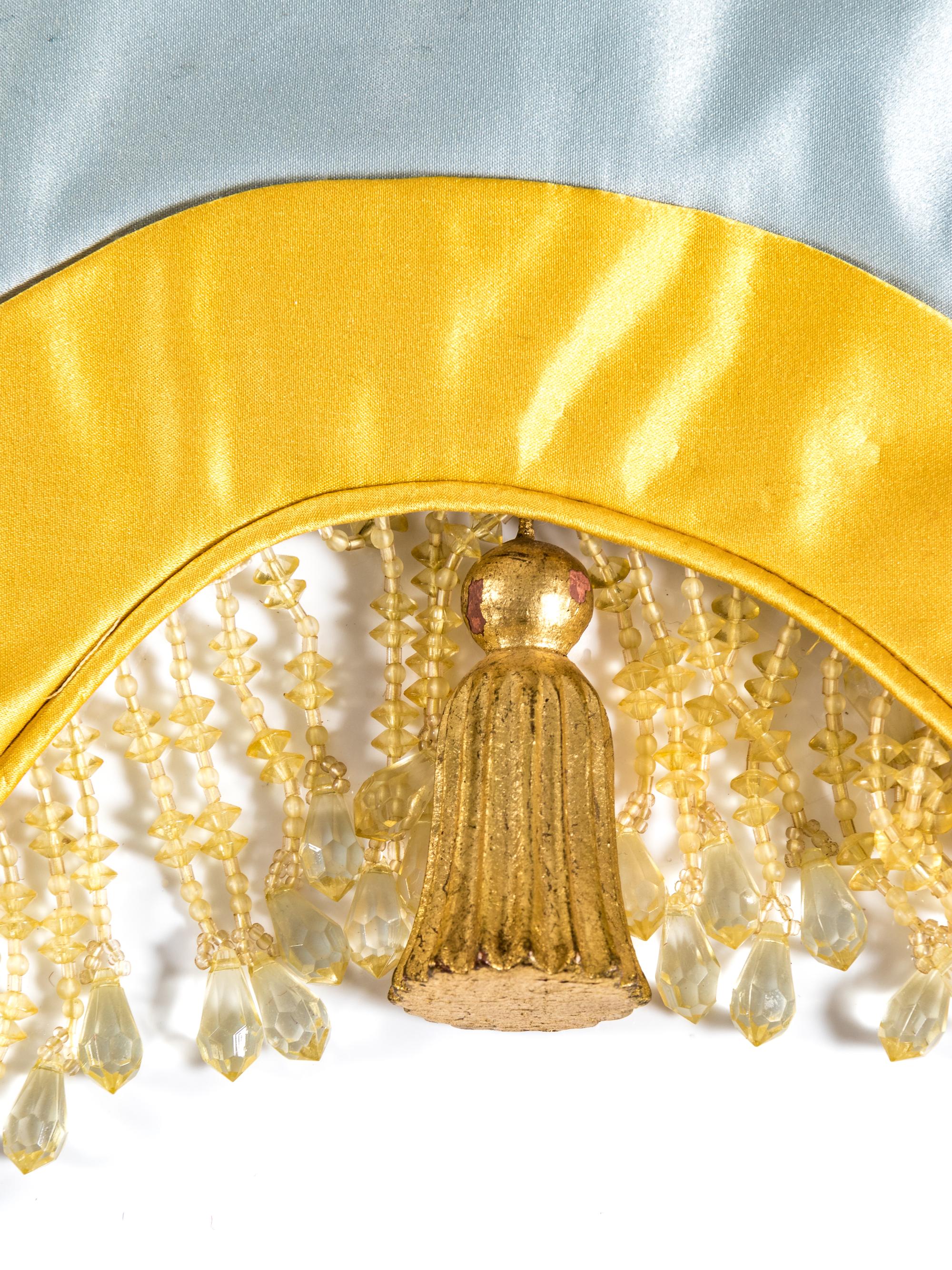 Two Sets of Silk Window Drapes and Valances by Jonas New York