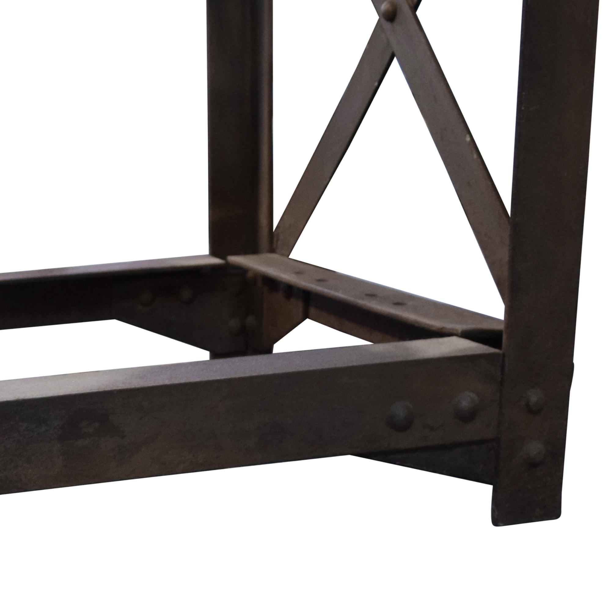 An American Industrial Table Base, Bethlehem Steel Co. 84" W x 29" D x 30.75" H — United States, 20th Century