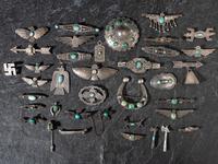 Navajo Fred Harvey Era Curio Pins and Pendants