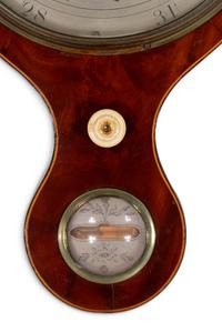 A George III Mahogany Wheel Barometer