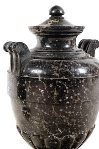 A Pair of Continental Marble Urns