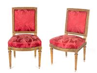 Set of Four Louis XVI Style Giltwood Chaises