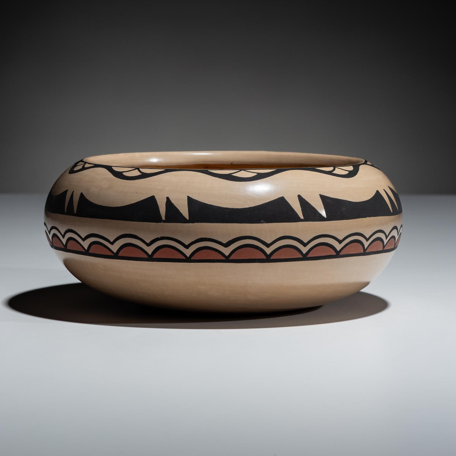 Polychrome Pottery Bowl
