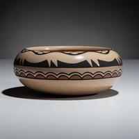 Polychrome Pottery Bowl