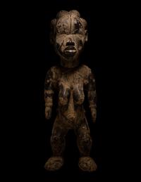 A Dan Wood Maternity Figure with Child