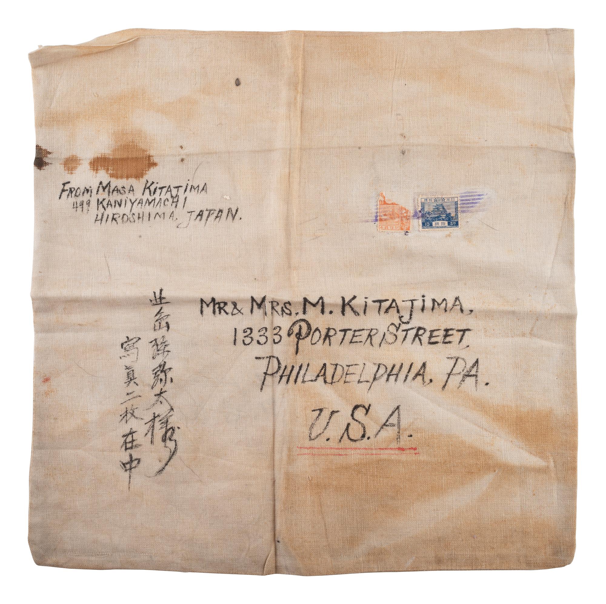 [WWII - HIROSHIMA]. Over 180 signatures from the pilots and crew of the Enola Gay and Bockscar .