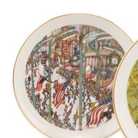 A Set of Chicago Collector Plates by Franklin McMahon