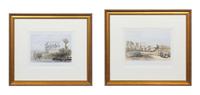 ROBERTS, David (1796-1864). A group of 15 small-format lithograph prints from "The Holy Land", including: