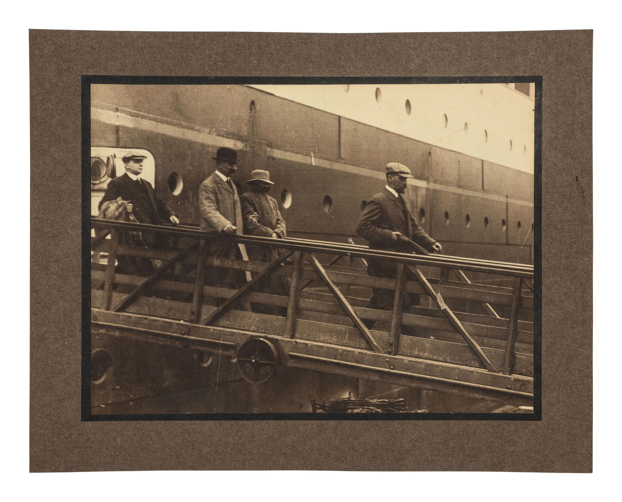 [CRIME & PUNISHMENT]. A collection of photographs documenting the infamous British murder case of Dr. Hawley Harvey Crippen (1862-1910), who was tried and executed for killing his wife.