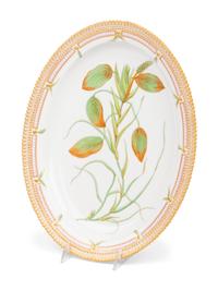 Two Royal Copenhagen Flora Danica Porcelain Serving Platters