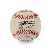 A Jack Buck Signed Autograph Baseball (Beckett Authentication Services Letter)