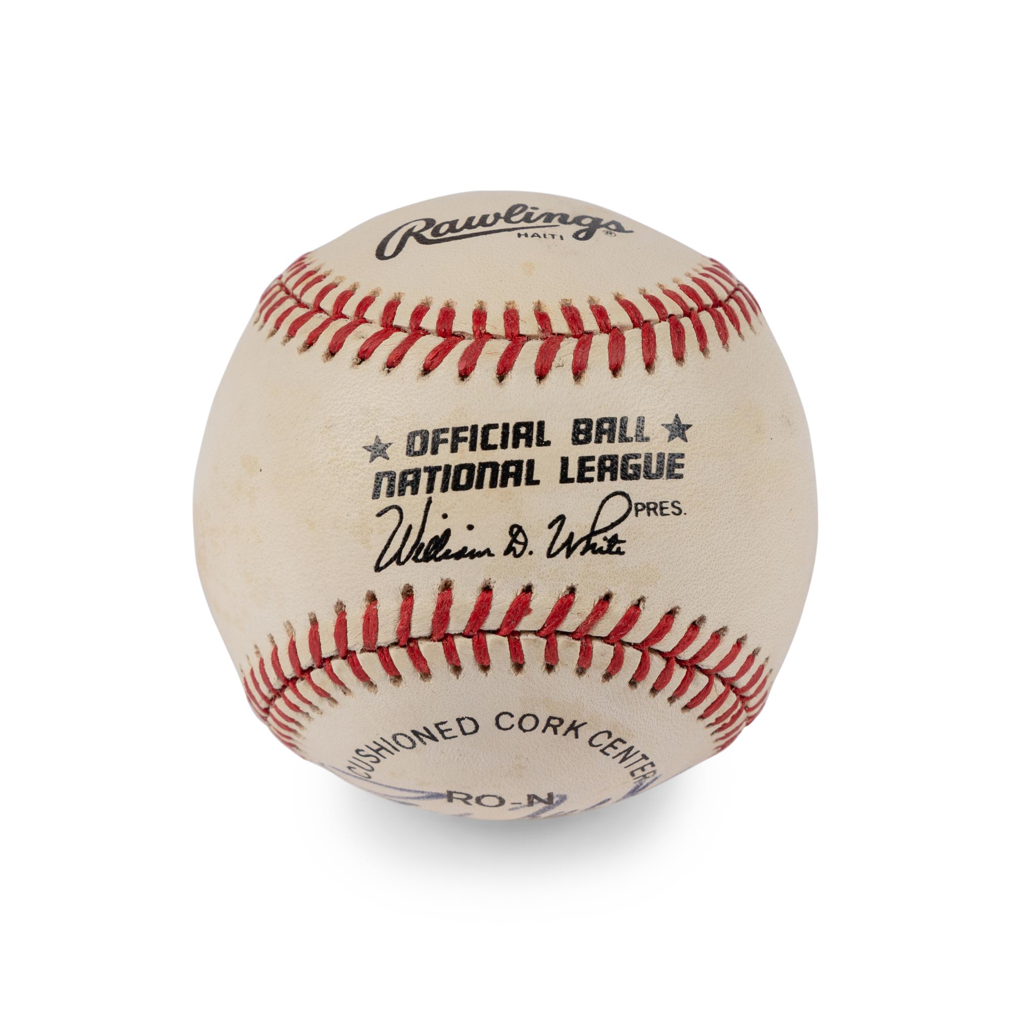 A Jack Buck Signed Autograph Baseball (Beckett Authentication Services Letter)
