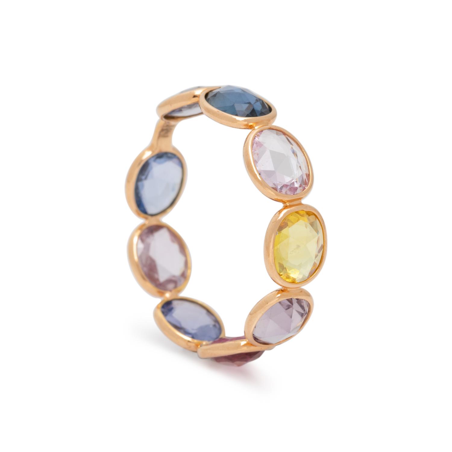 MULTICOLOR SAPPHIRE RING