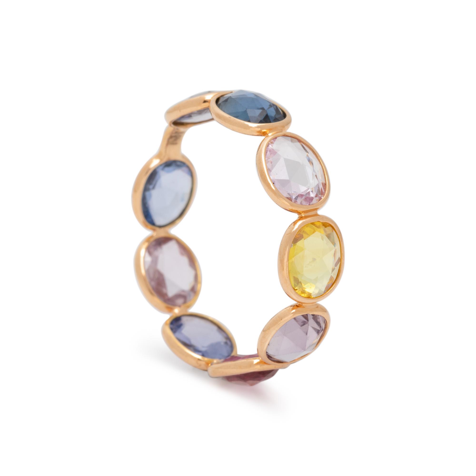 MULTICOLOR SAPPHIRE RING