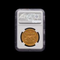 An 1879-CC Liberty Head $20 Gold Coin [NGC AU50]