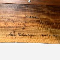 Mira Nakashima (American, b. 1942) Exceptional "Conoid" Desk, George Nakashima Woodworker, New Hope, Pennsylvania, 2010