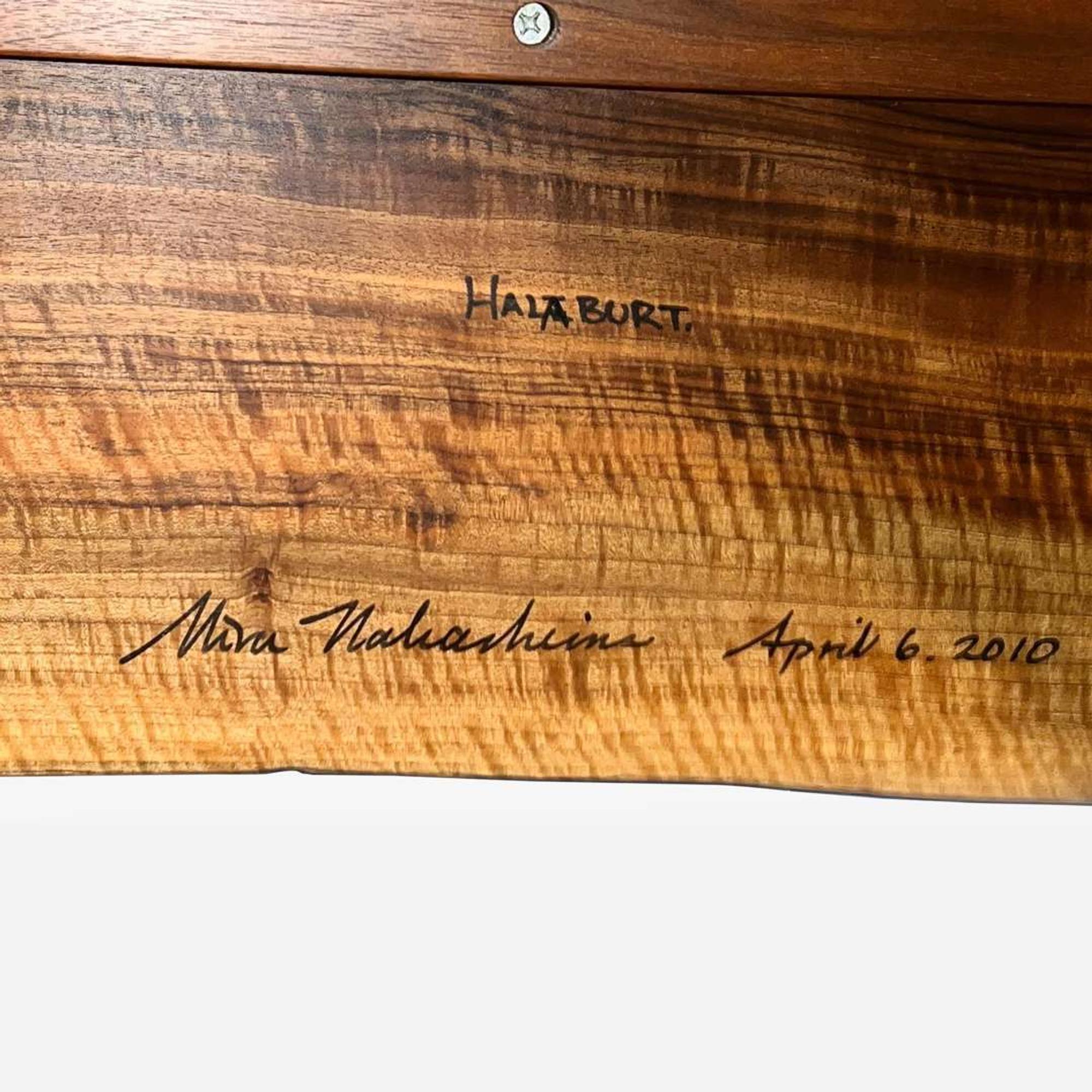 Mira Nakashima (American, b. 1942) Exceptional "Conoid" Desk, George Nakashima Woodworker, New Hope, Pennsylvania, 2010
