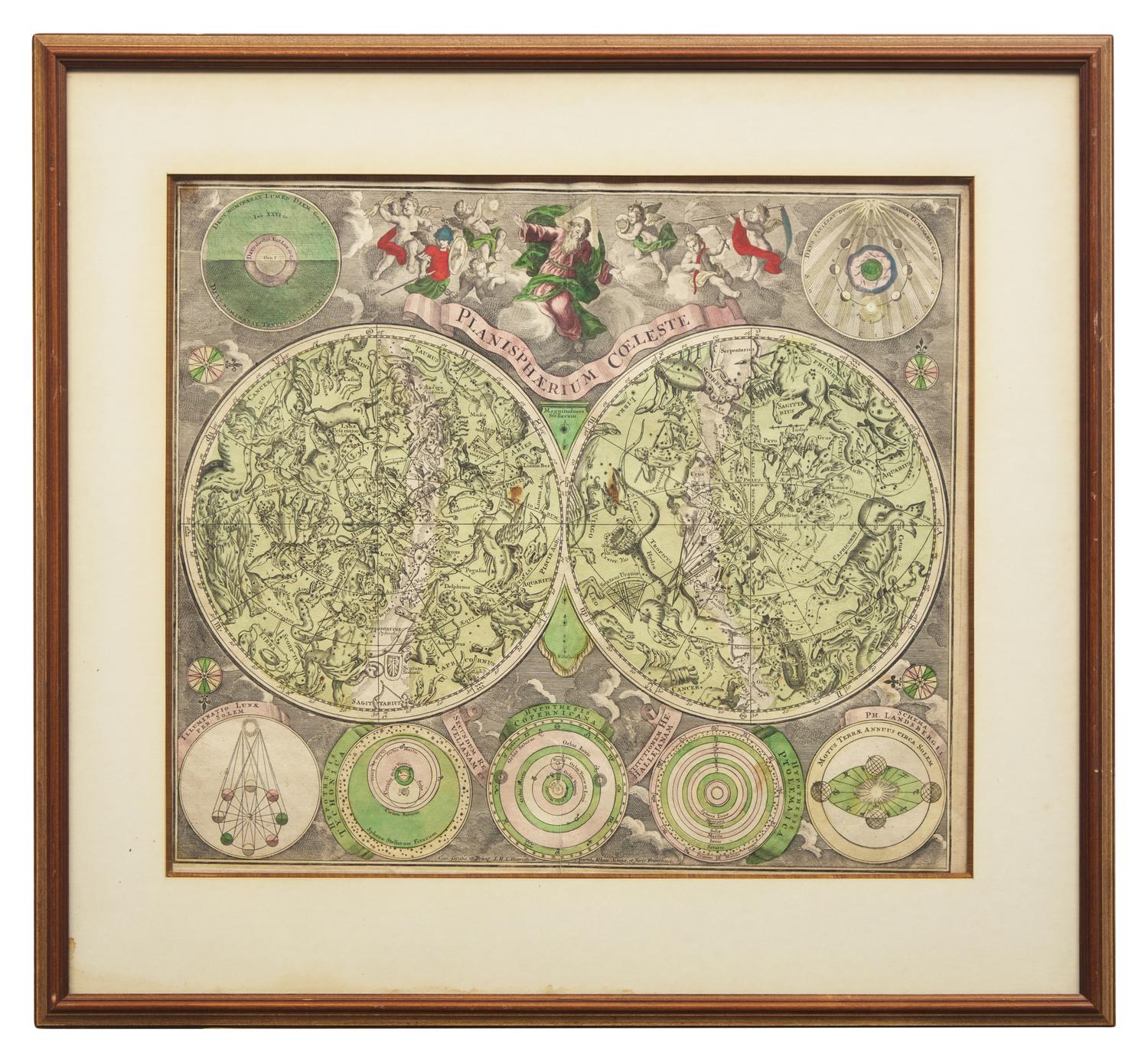 [Maps & Atlases] (Seutter, Matthias). Planisphaerium Coeleste. ..