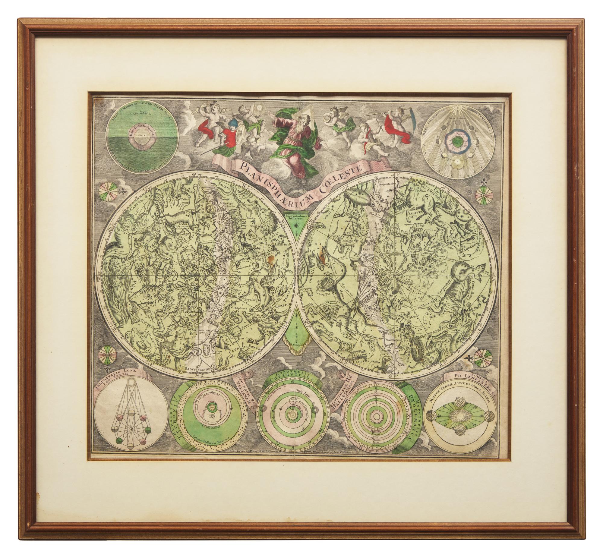 [Maps & Atlases] (Seutter, Matthias). Planisphaerium Coeleste. ..