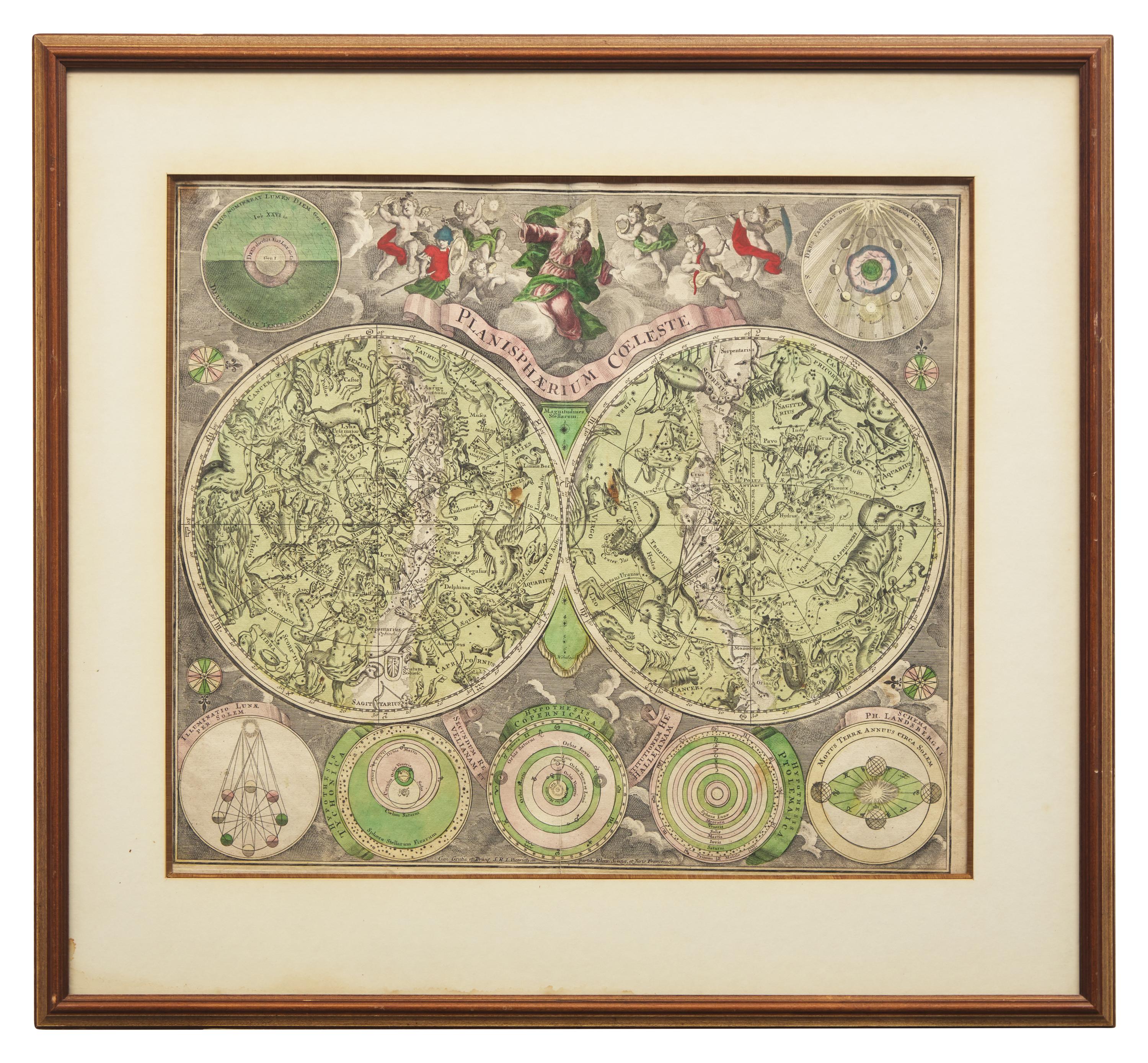 [Maps & Atlases] (Seutter, Matthias). Planisphaerium Coeleste. ..