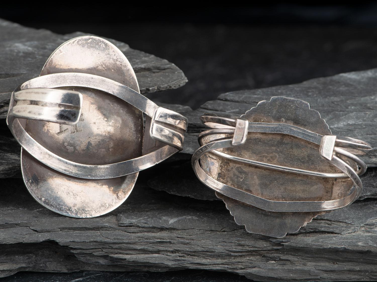 Pair of Navajo Cuff Bracelets