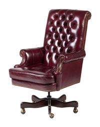A Hancock & Moore Tufted Leather Armchair