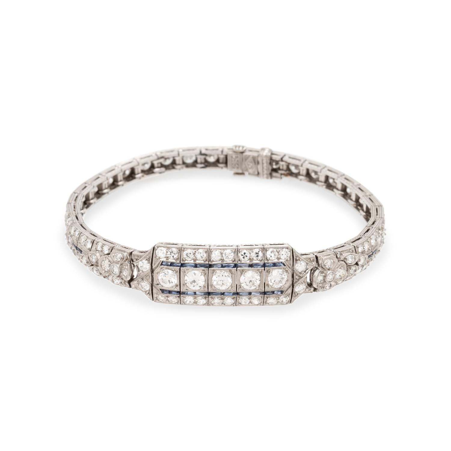 ART DECO, DIAMOND BRACELET