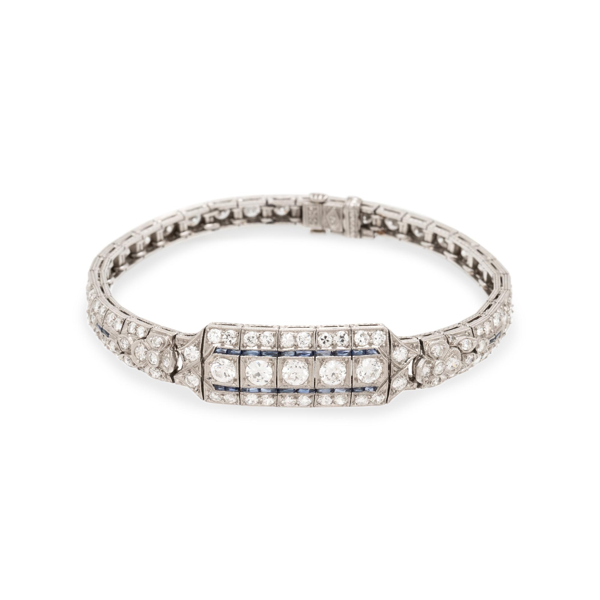 ART DECO, DIAMOND BRACELET