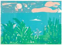 Romare Bearden (American, 1911-1988) — Caribbean Landscape, 1979