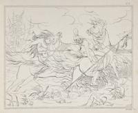 [Americana] Darley, Felix O.C. Scenes in Indian Life. A series of original designs etched on stone, by Felix O.C. Darley. To which is added in illustration, The Death of the War Eagle, A Tale