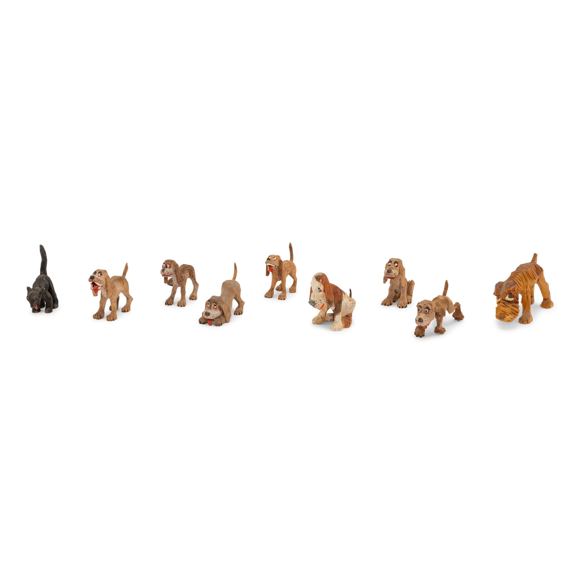 Eight Dogs and a Cat