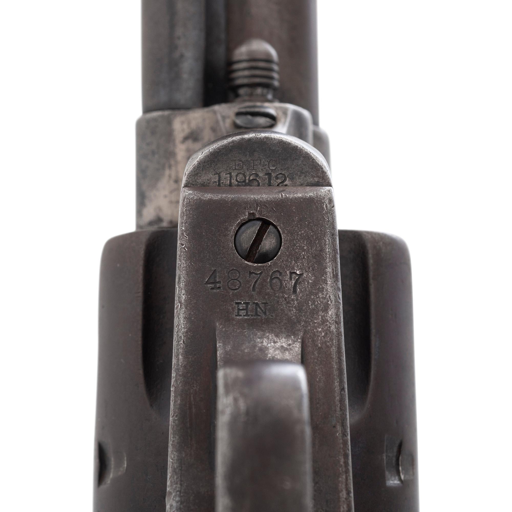 Martially Marked Colt Single Action Army Artillery Model David F. Clark Inspected Frame