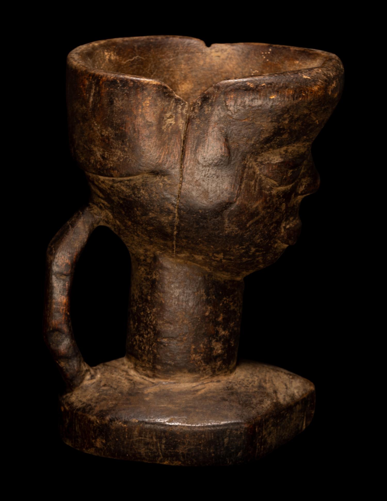 A Kuba Wood Drinking Cup