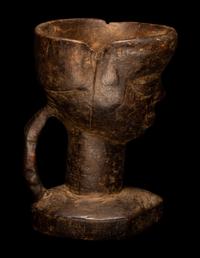 A Kuba Wood Drinking Cup