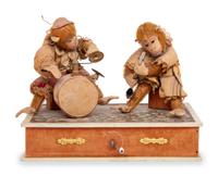 A Manivelle Musical Automaton of a Monkey Band