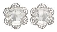 A Pair of American Silver Dishes