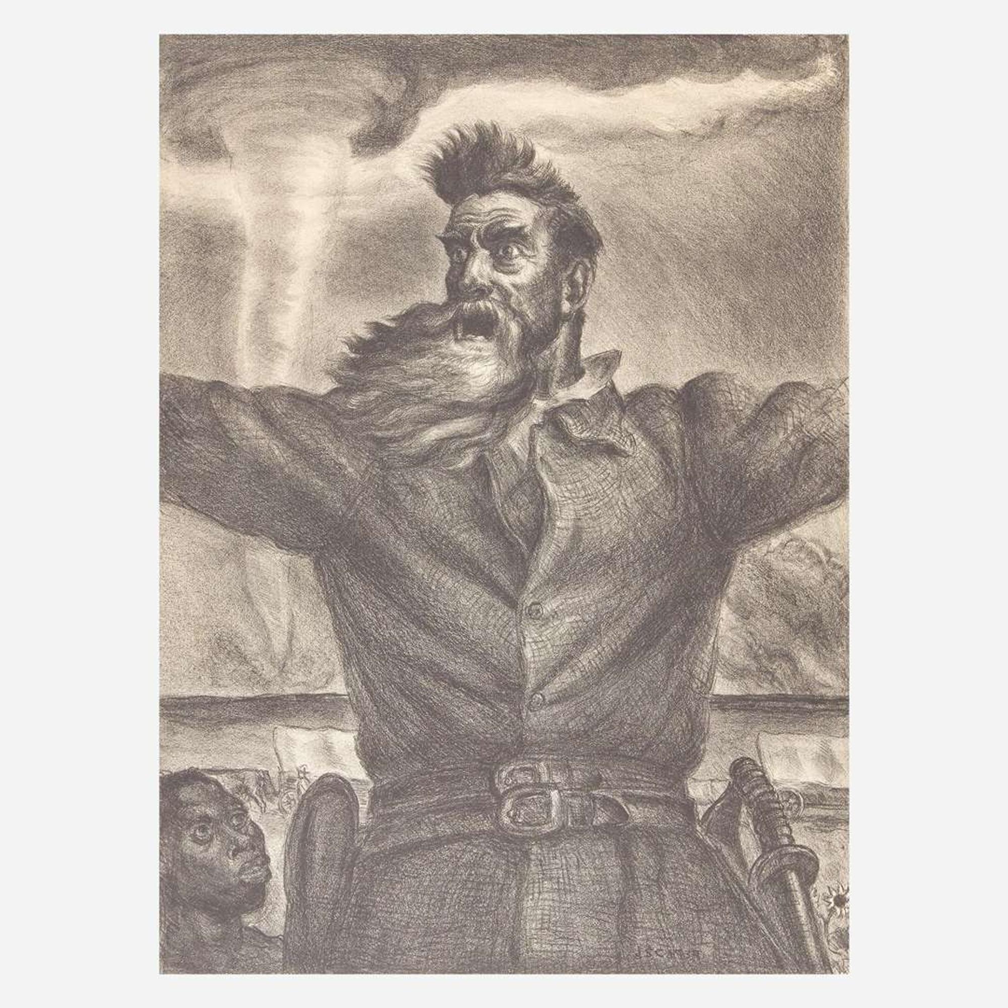 John Steuart Curry (American, 1897-1946) John Brown