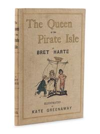[CHILDREN'S BOOK]. [GREENAWAY, Kate (1846-1901), illustrator.] HARTE, Bret (1836-1902). The Queen of the Pirate Isle . Boston and New York: Houghton Mifflin Company, 1887.