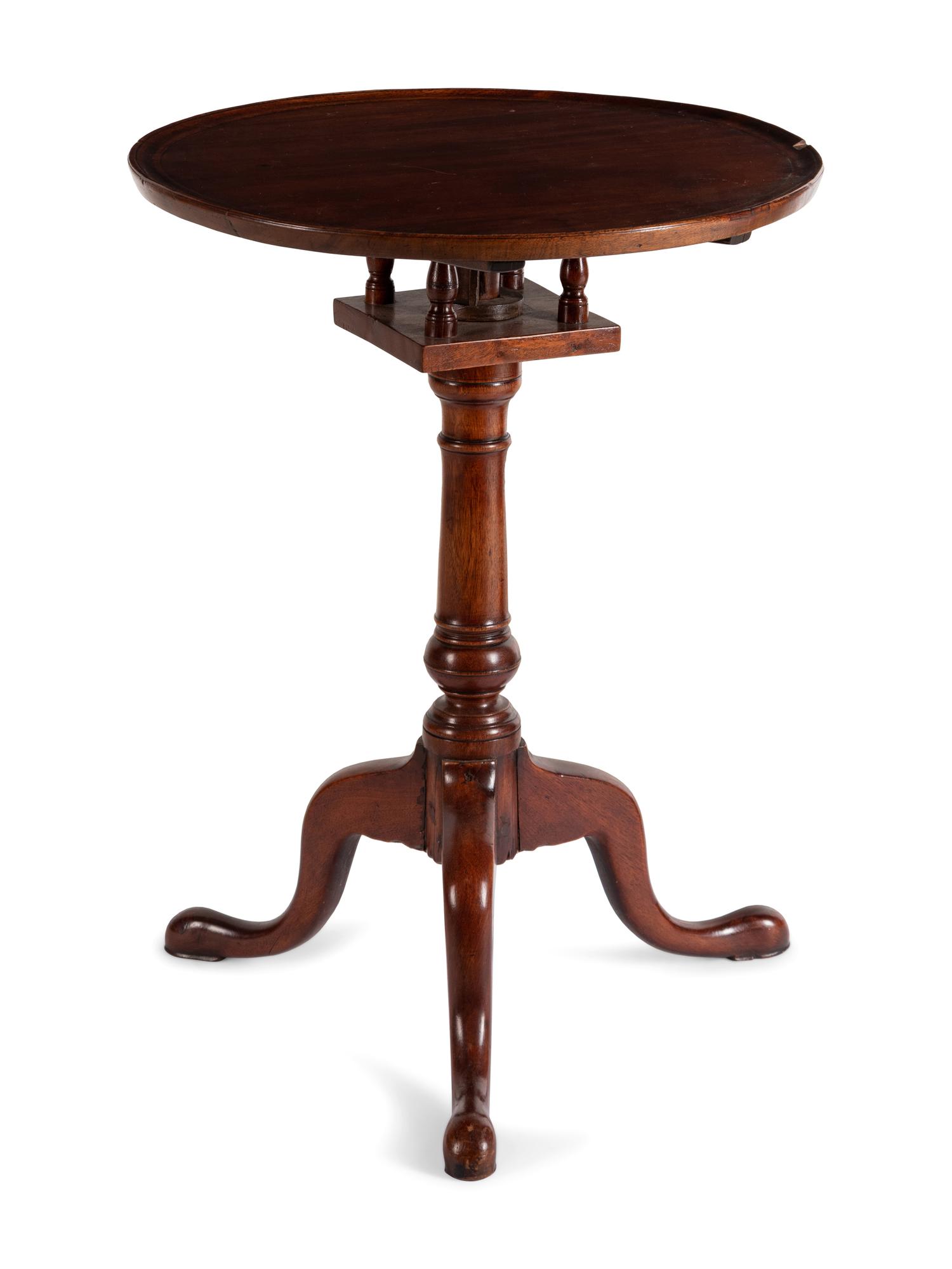 A Philadelphia Mahogany Candle Stand