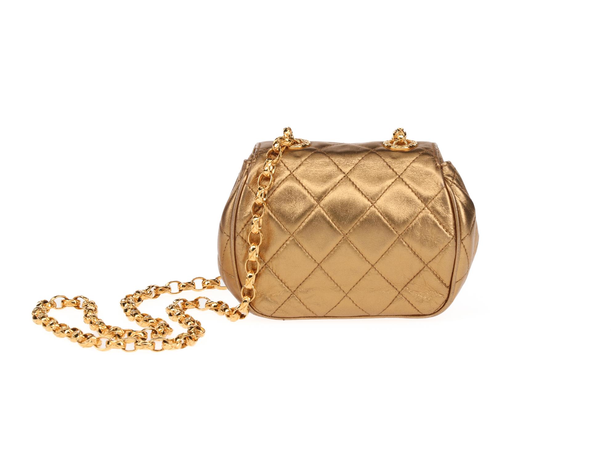 Chanel Mini Flap Bag in Quilted Leather, 1991-94