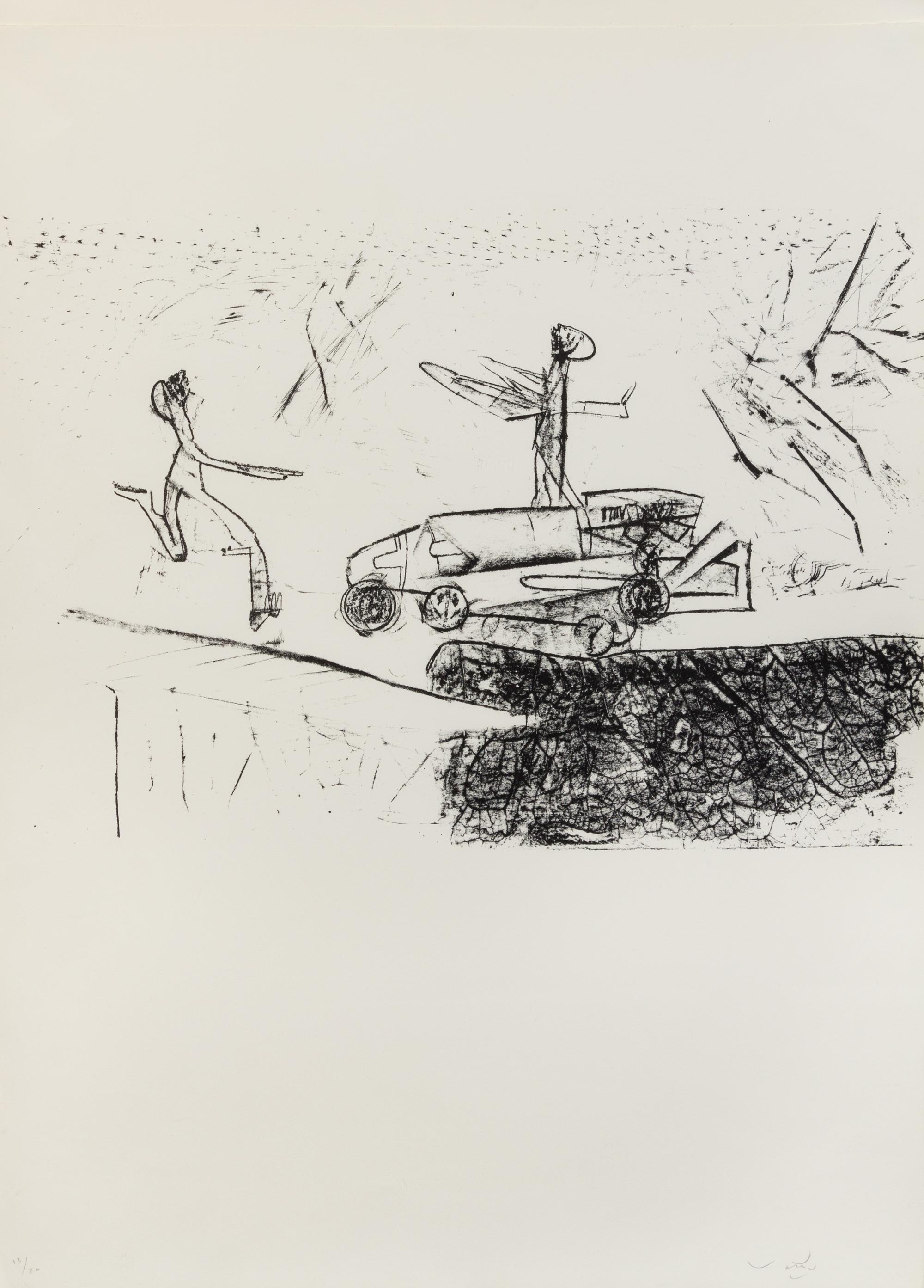 Roberto Matta, (Chilean, 1911-2002), Untitled (portfolio of 6 prints)