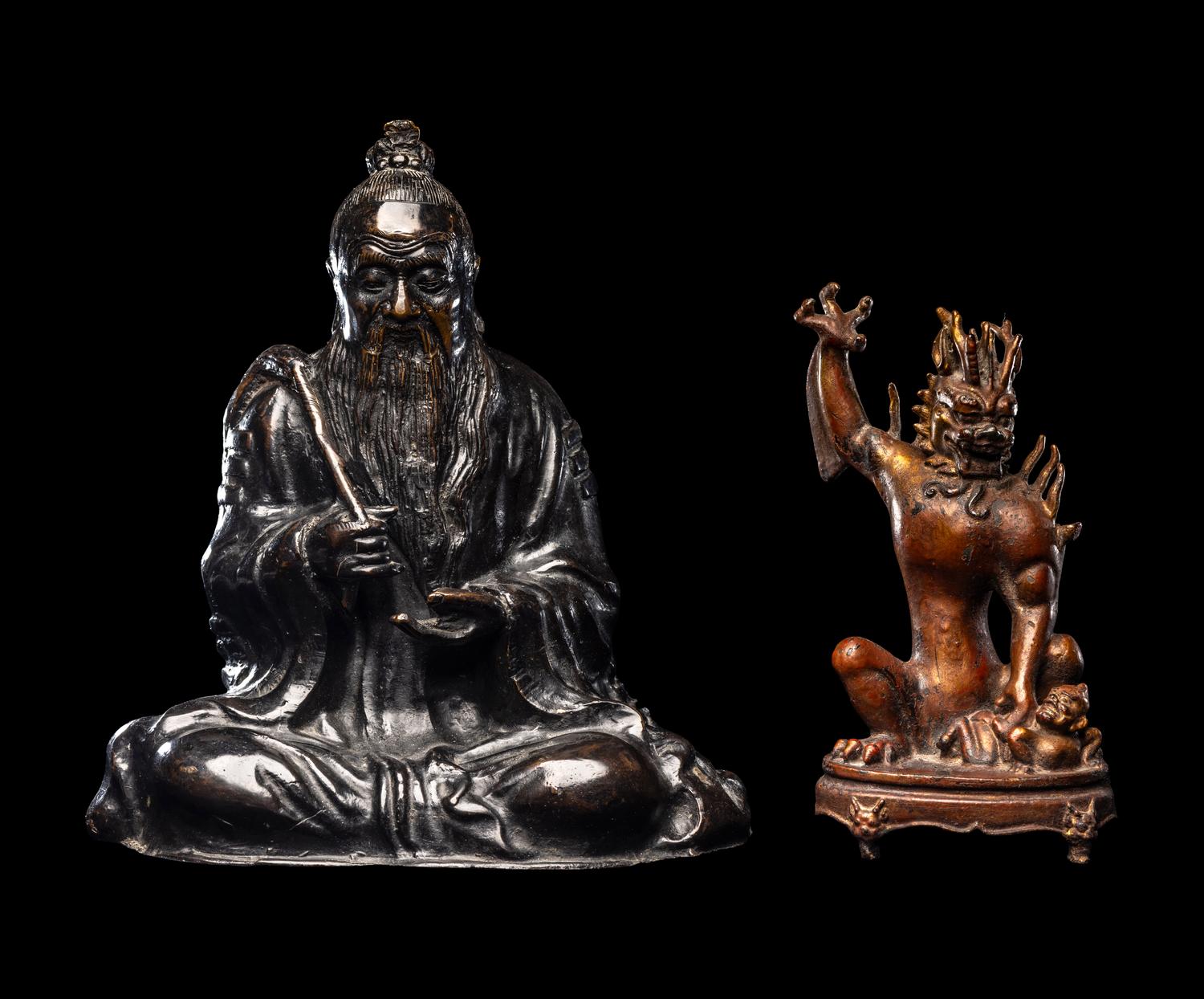 Two Asian Bronze Figures