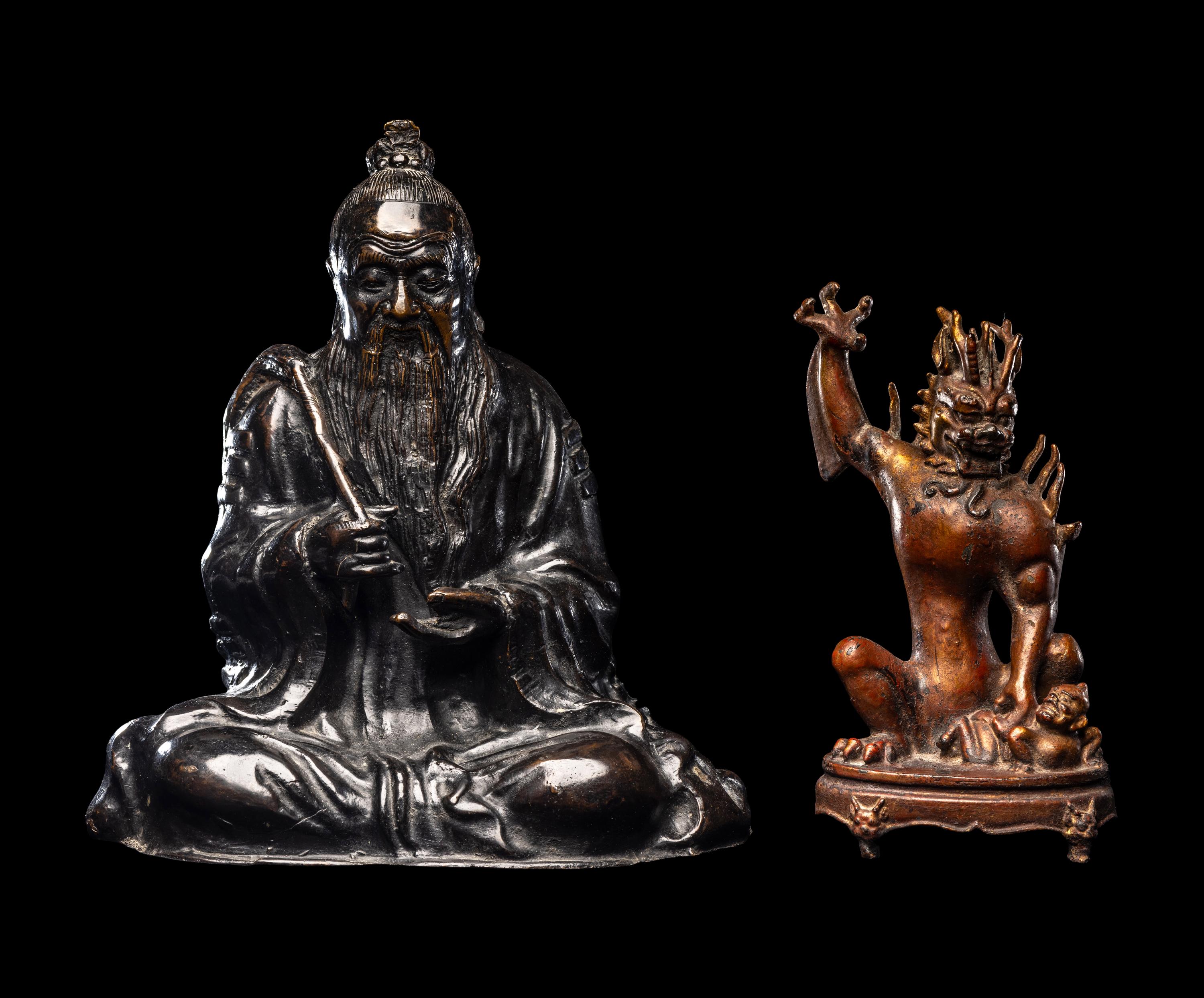 Two Asian Bronze Figures