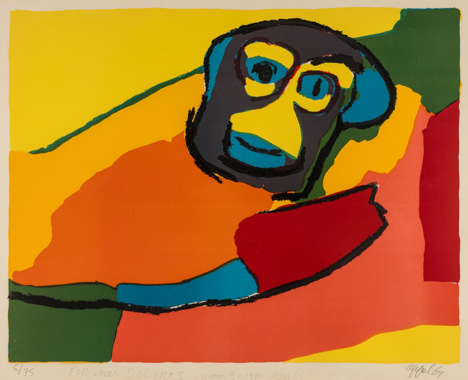 Faces (two prints), 1969