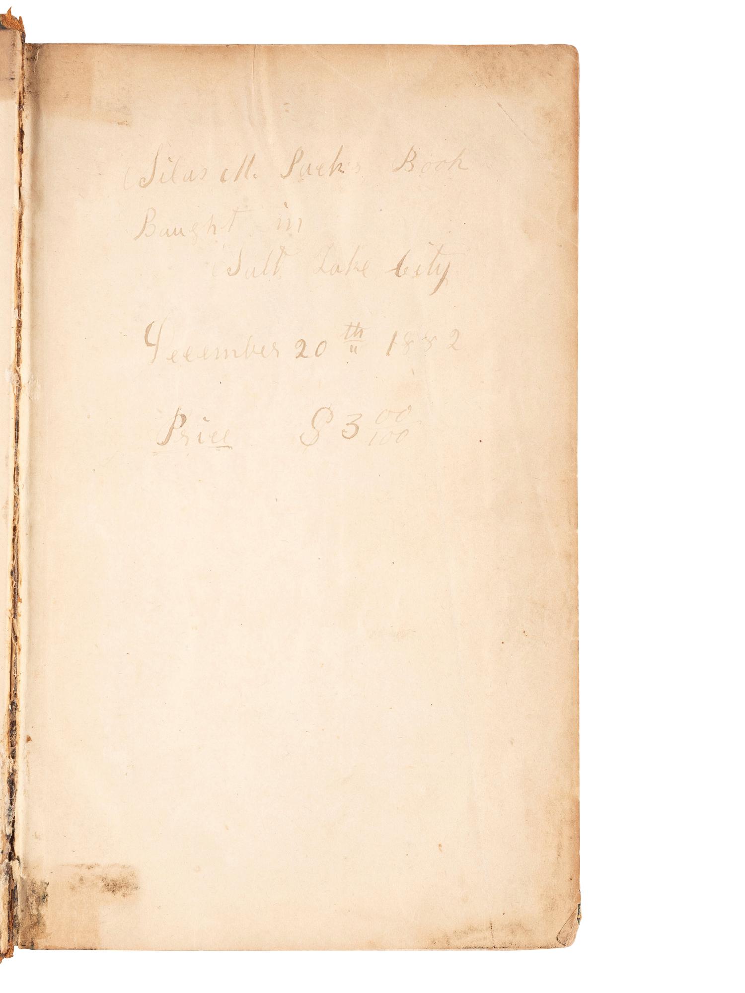 [MORMONISM]. The Times and Seasons, Containing a Compendium of Intelligence Pertaining to the Upbuilding of the Kingdom of God..... Vol. V & VI. Nauvoo, IL: John Taylor, 1844-1846.