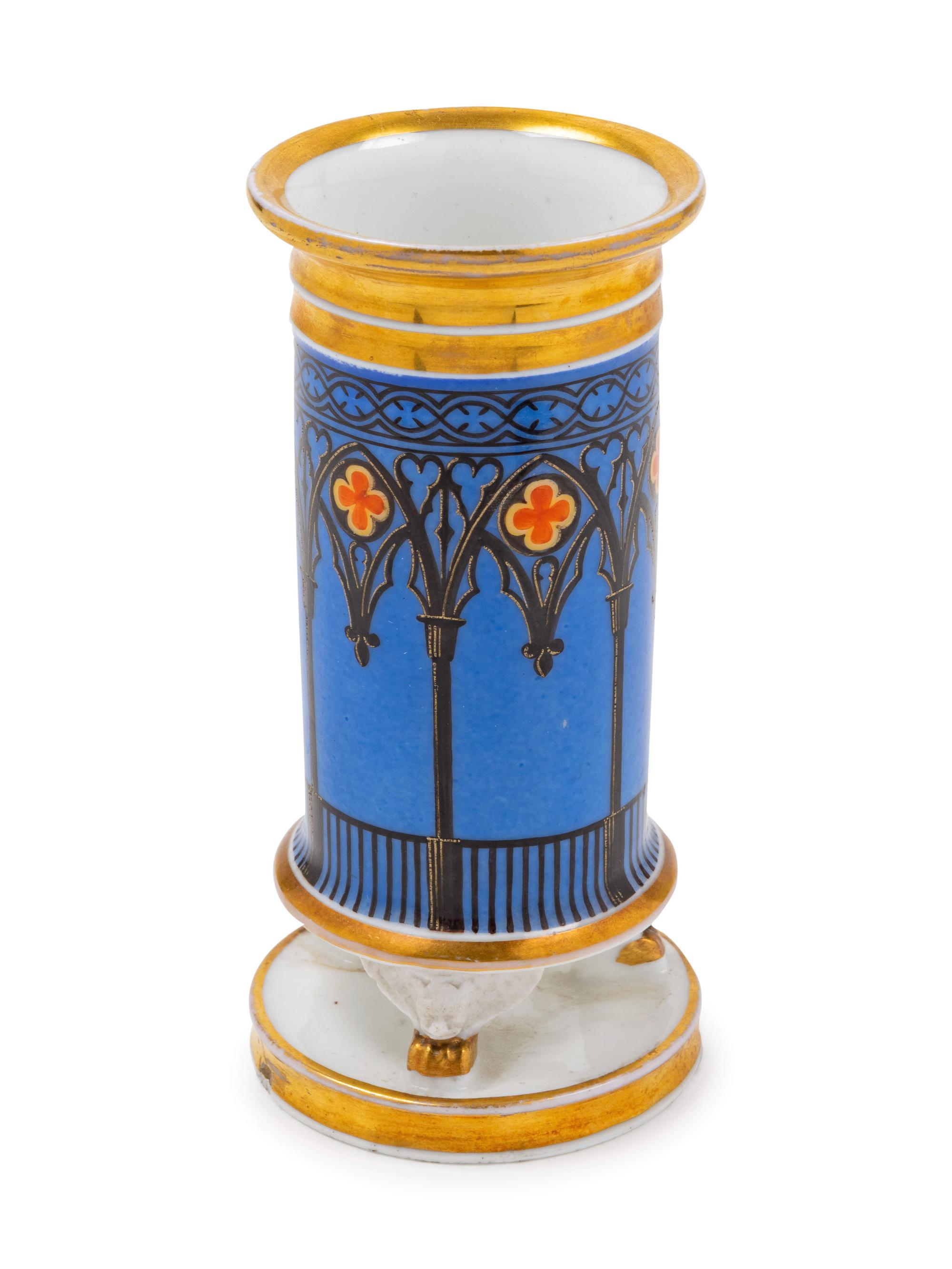 A Worcester Porcelain Small Vase — Circa 1780